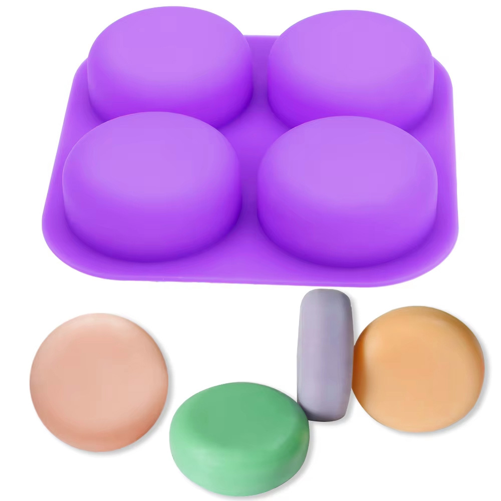 Soap Making Instructions - 1-2 PCS 4 Cavity Reusable Round
