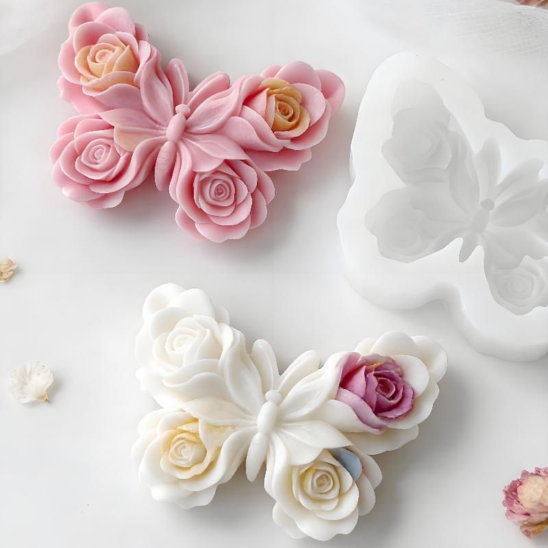 Soap Making Instructions - DIY Rose Butterfly Form Silicone Mold