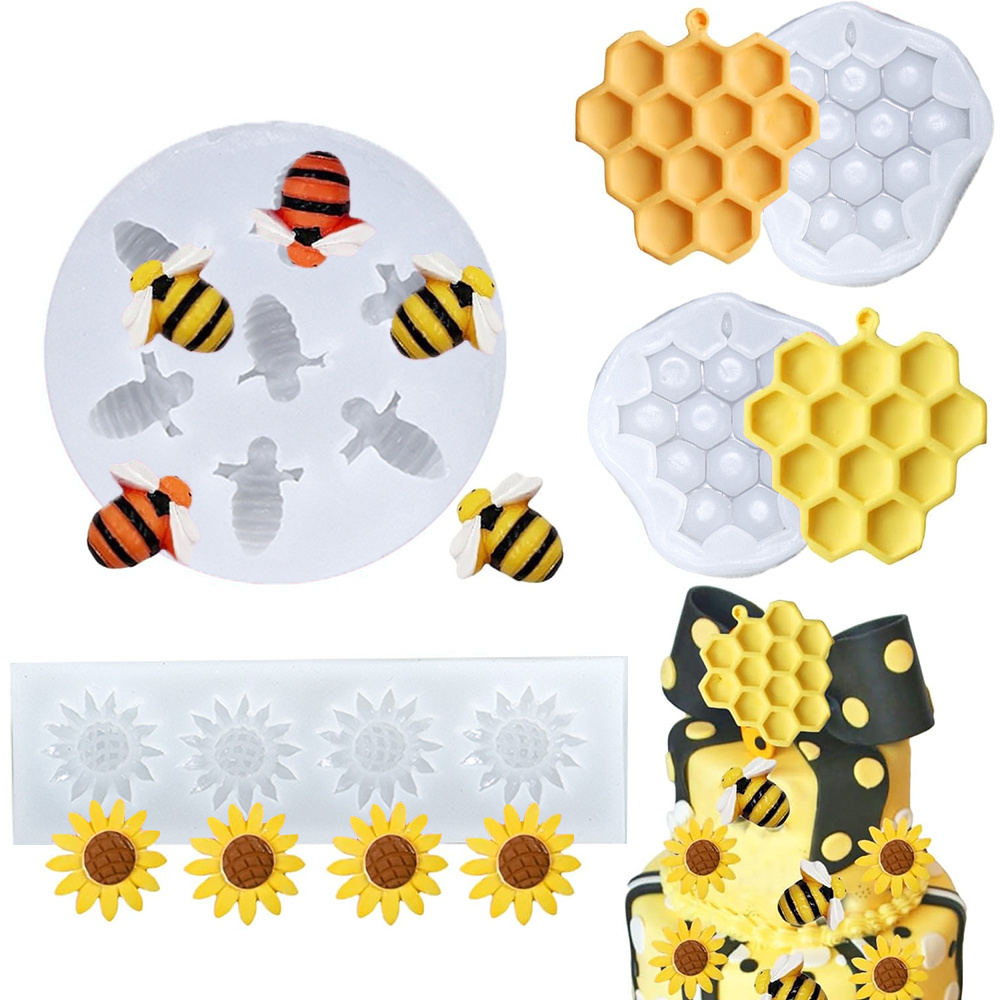 4pcs Honeybee Honeycomb Bee Si - Soap Making Art 评论和价格