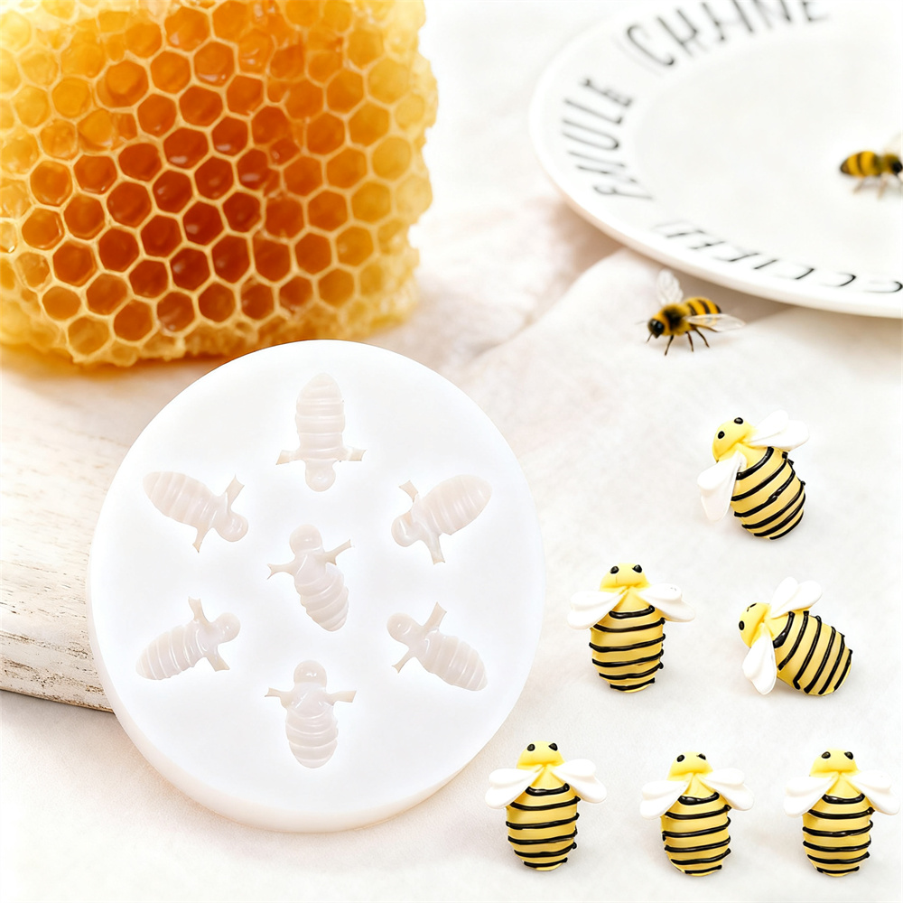 4pcs Honeybee Honeycomb Bee Si - Soap Making Art 评论和价格