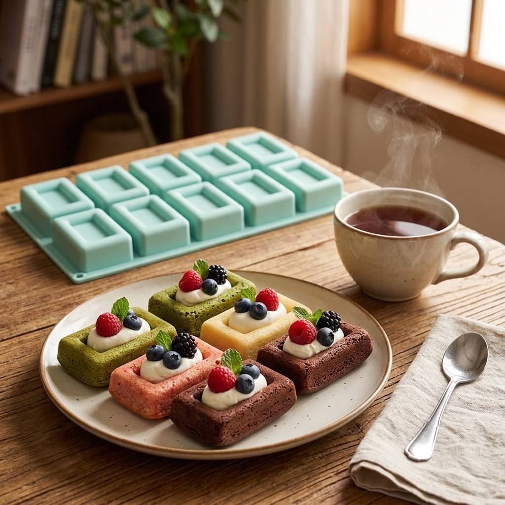 Non-stick 10-Hole Rectangle Si - Soap Making Instructions 评论和价格