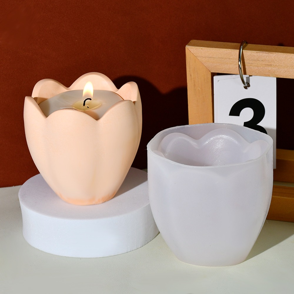 Tulip Candle Holder Silicone M - Soap Making For Beginners 评论和价格
