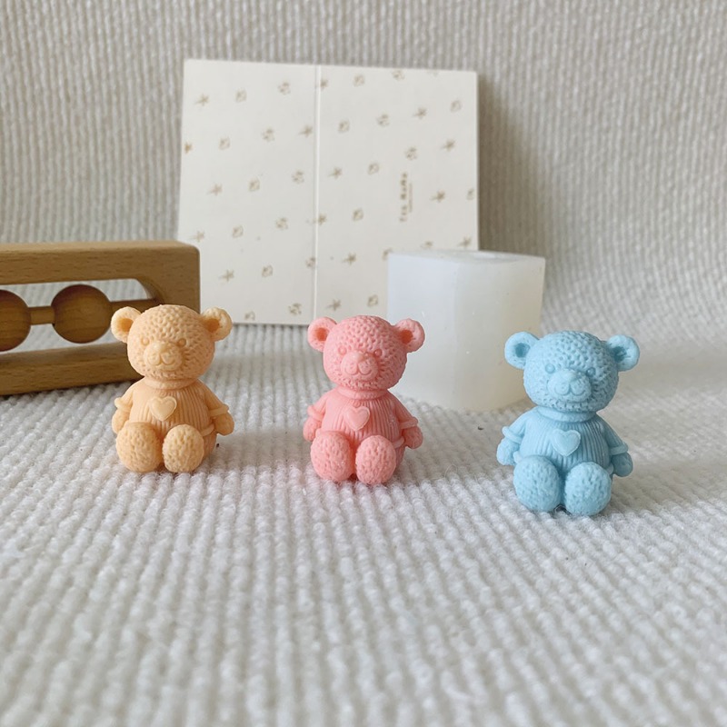 Mini Love Bear Candle Silicone - Soap Making For Beginners 评论和价格