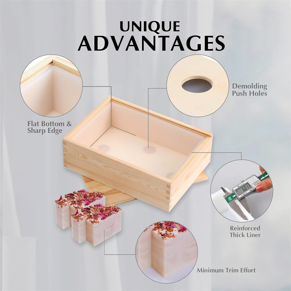 Large Soap Molds Rectangle Sil - Soap Making For Beginners 评论和价格