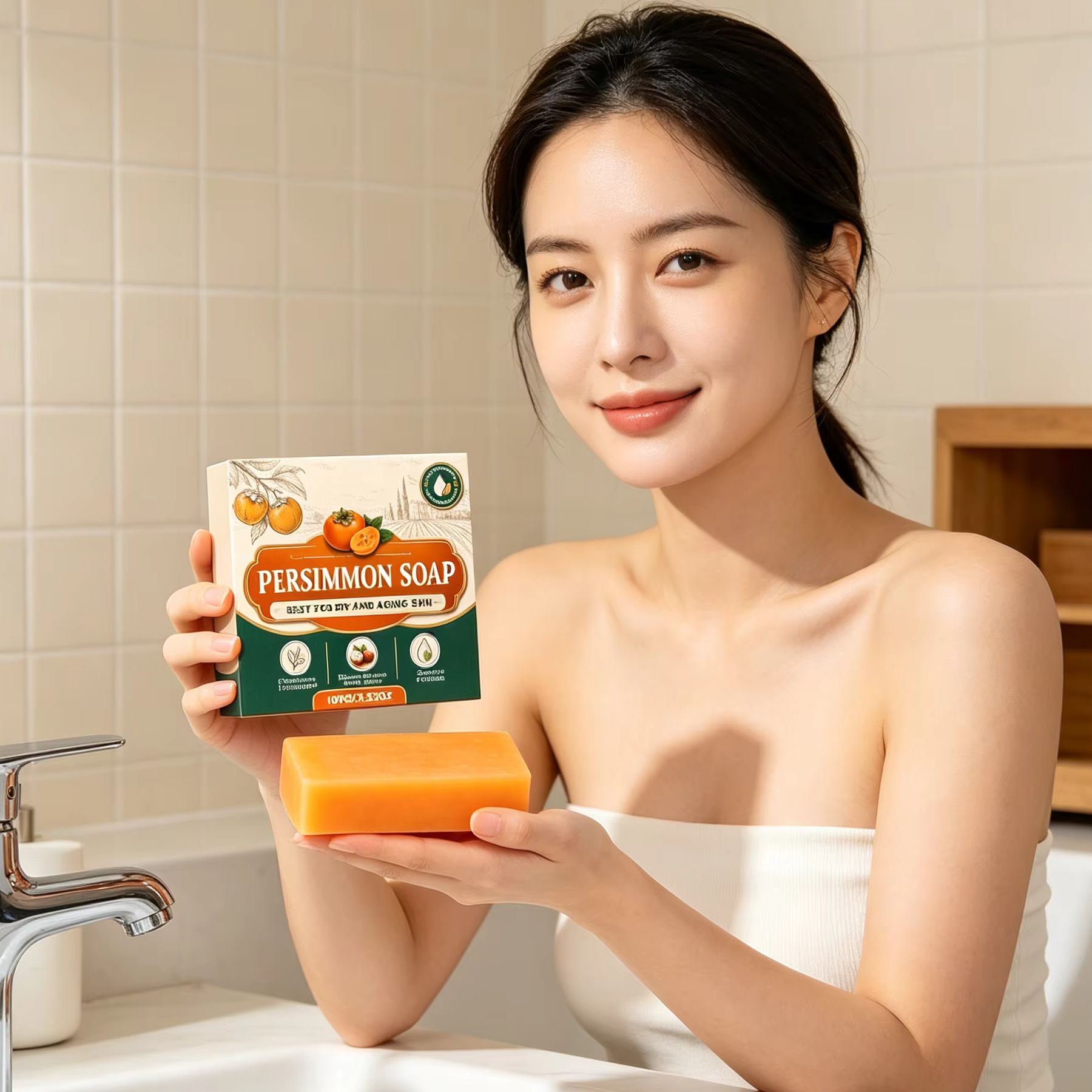 Persimmon Soap Body Odor Remov - Shea Butter Raw 评论和价格