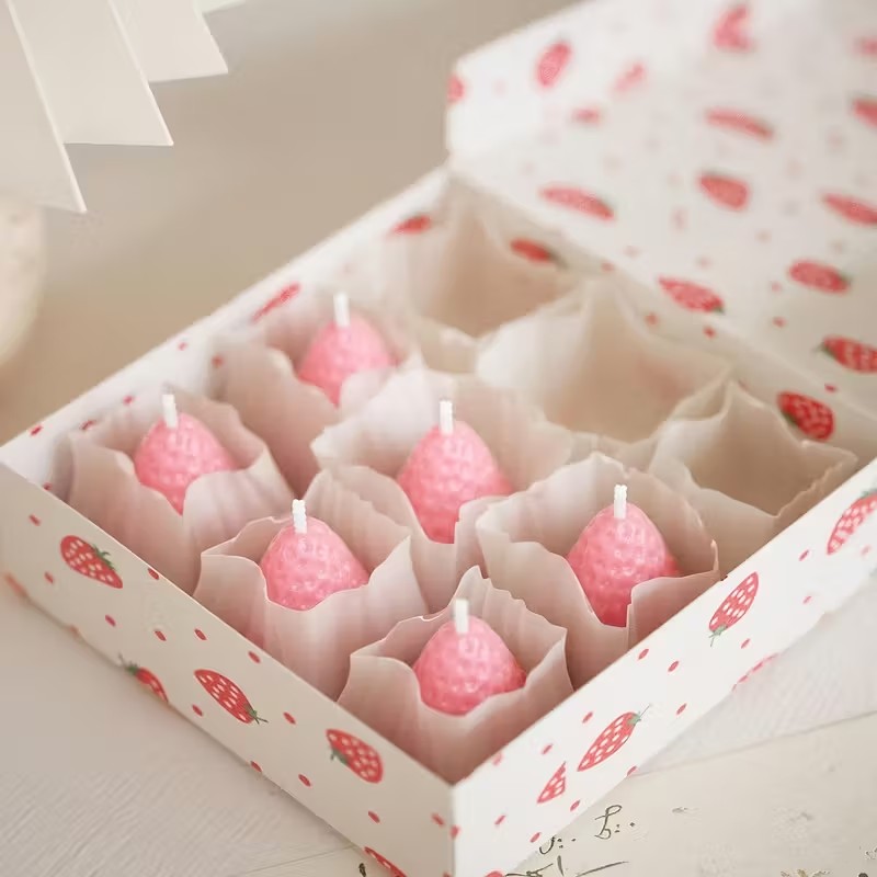 Strawberry Silicone Candle Mol - Soap Making Instructions 评论和价格
