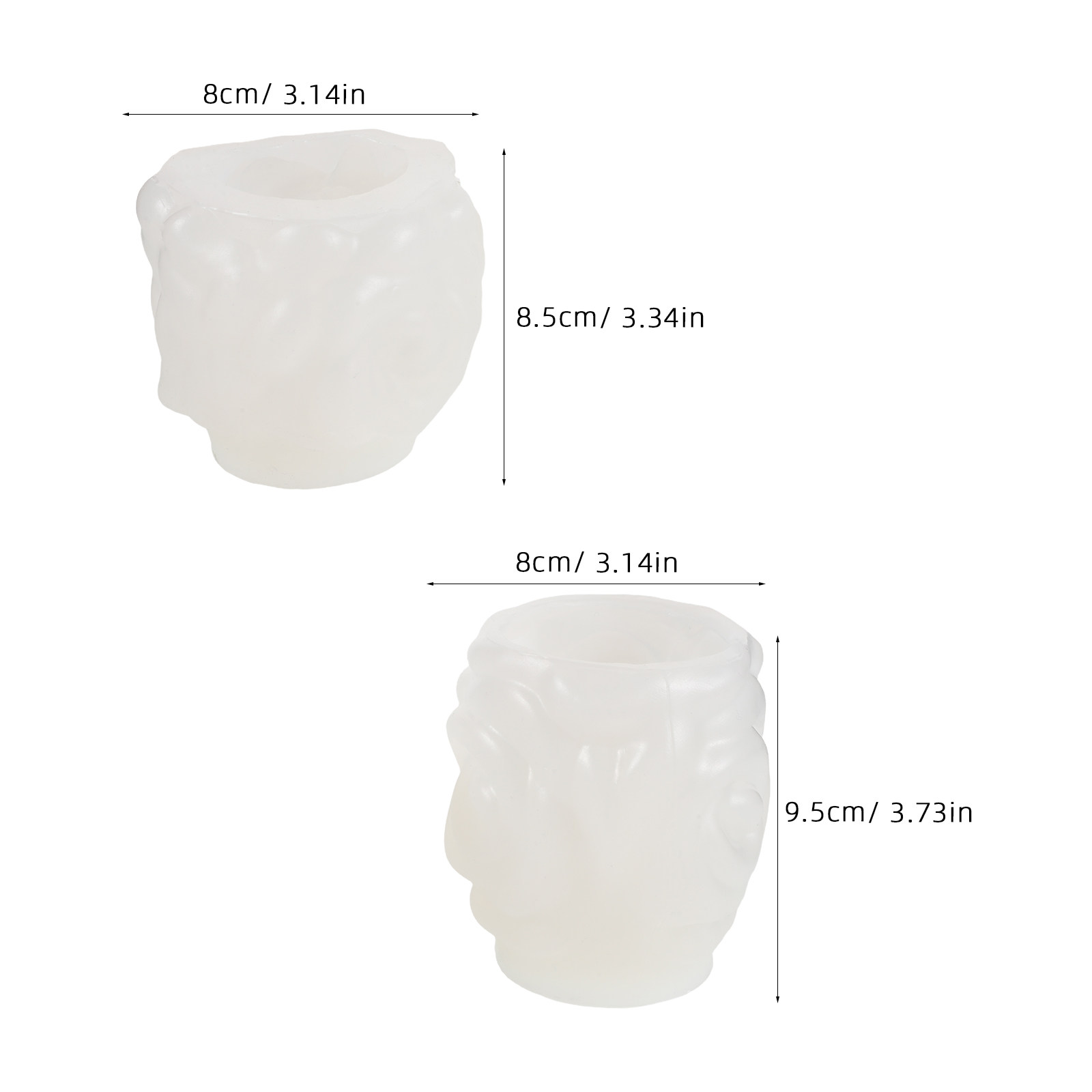 2Pcs Molds Rose Silicone Soap  - Soap Making Homemade 评论和价格