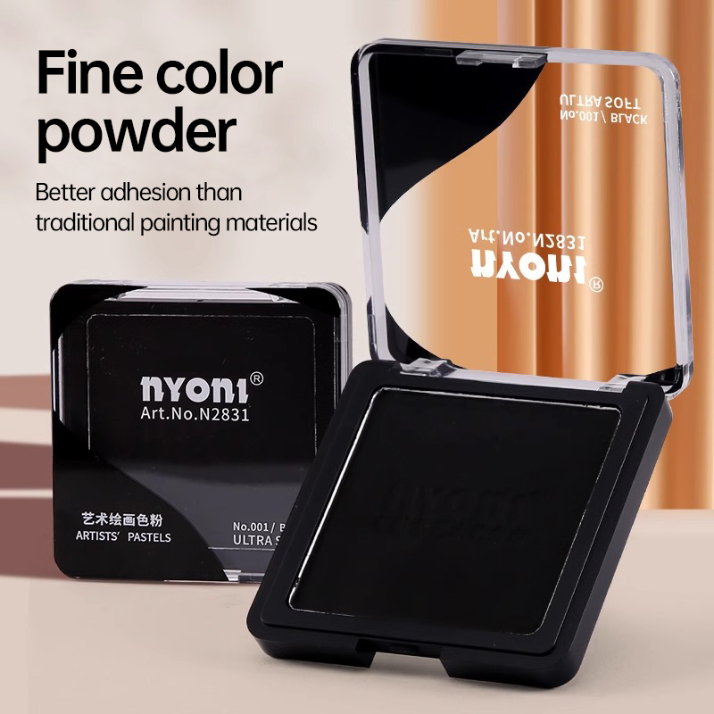 NYONI 6Colors DRY WET Sketch T - Activated Charcoal Powder 评论和价格