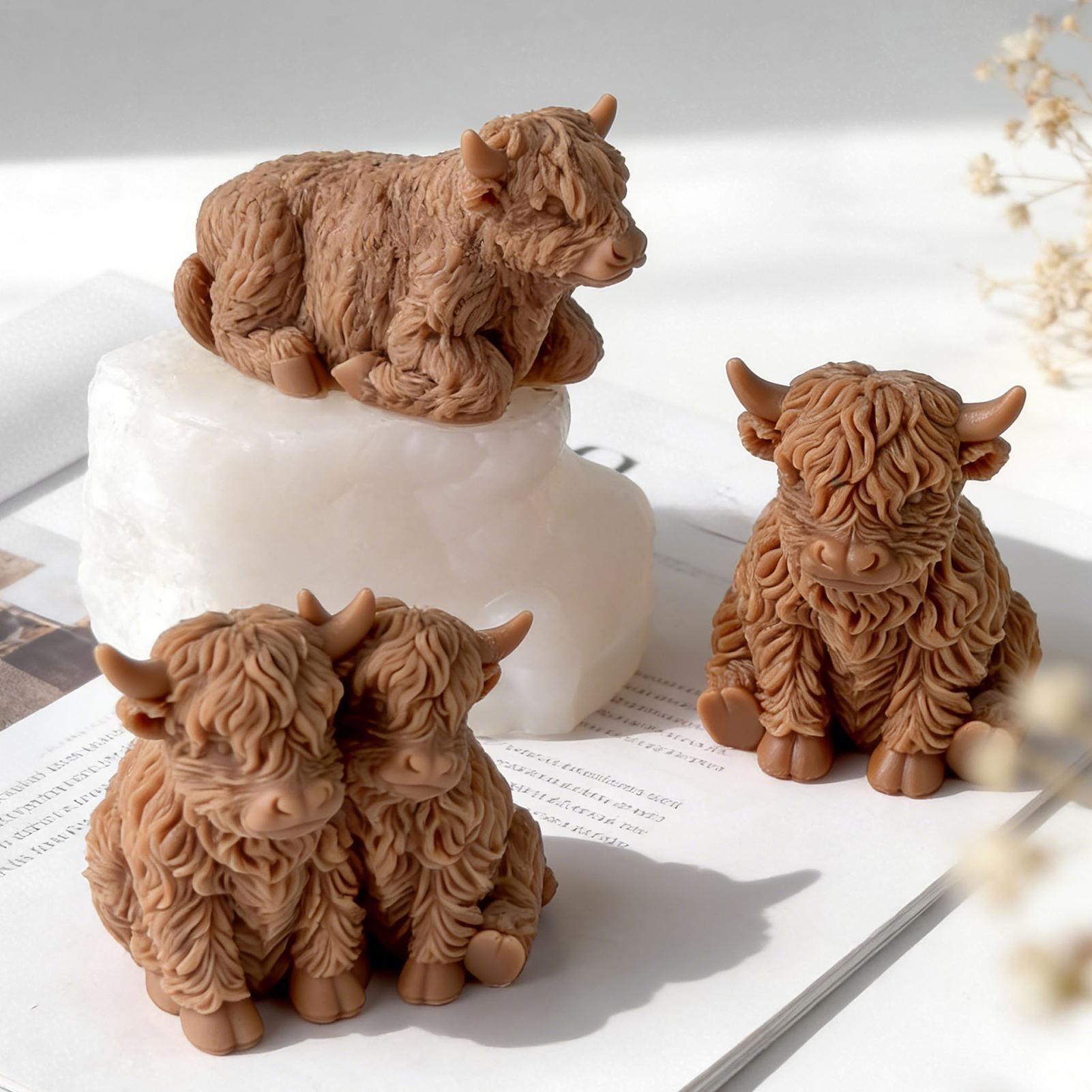 Highland Cow Silicone Mold Reu - Soap Making For Beginners 评论和价格