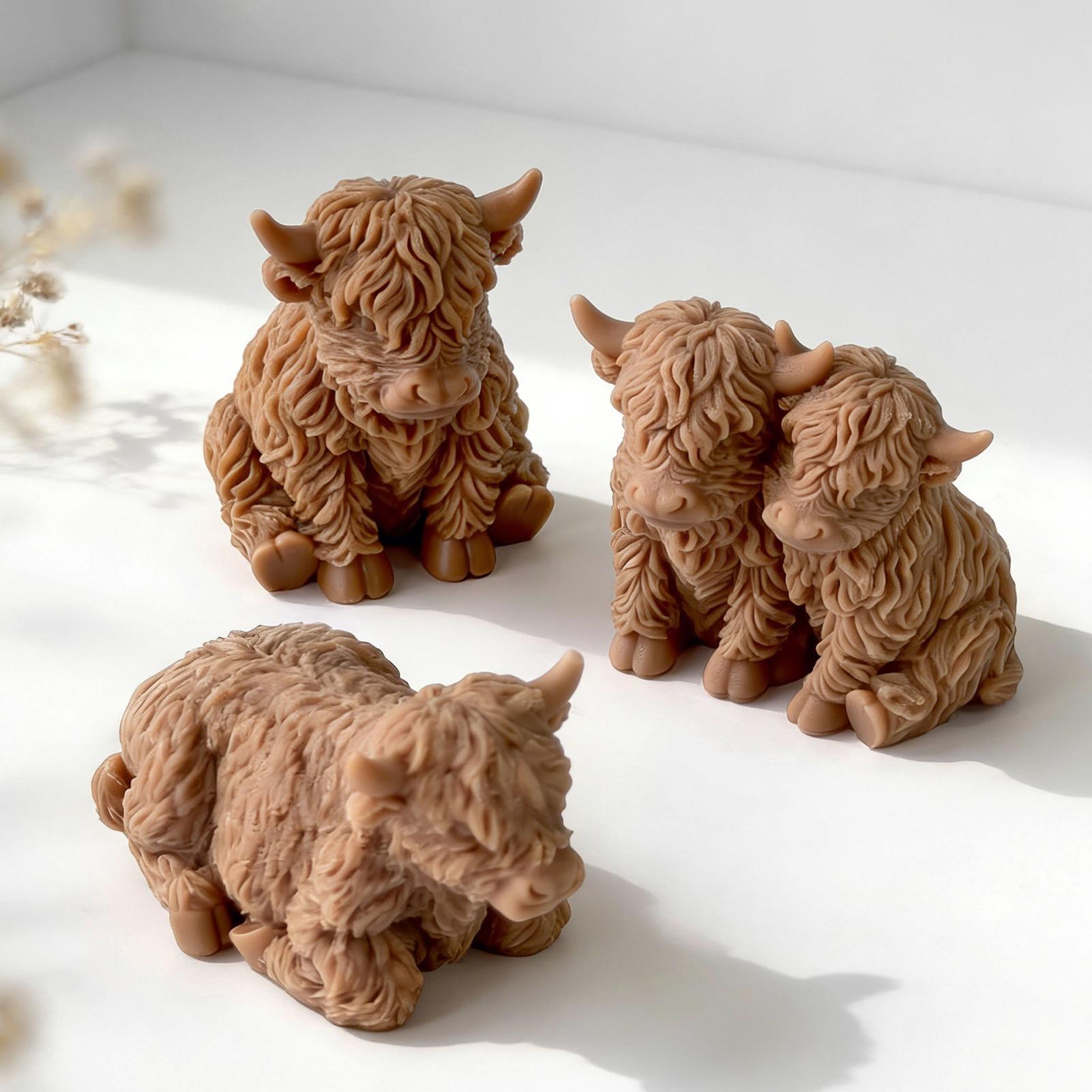 Highland Cow Silicone Mold Reu - Soap Making For Beginners 评论和价格