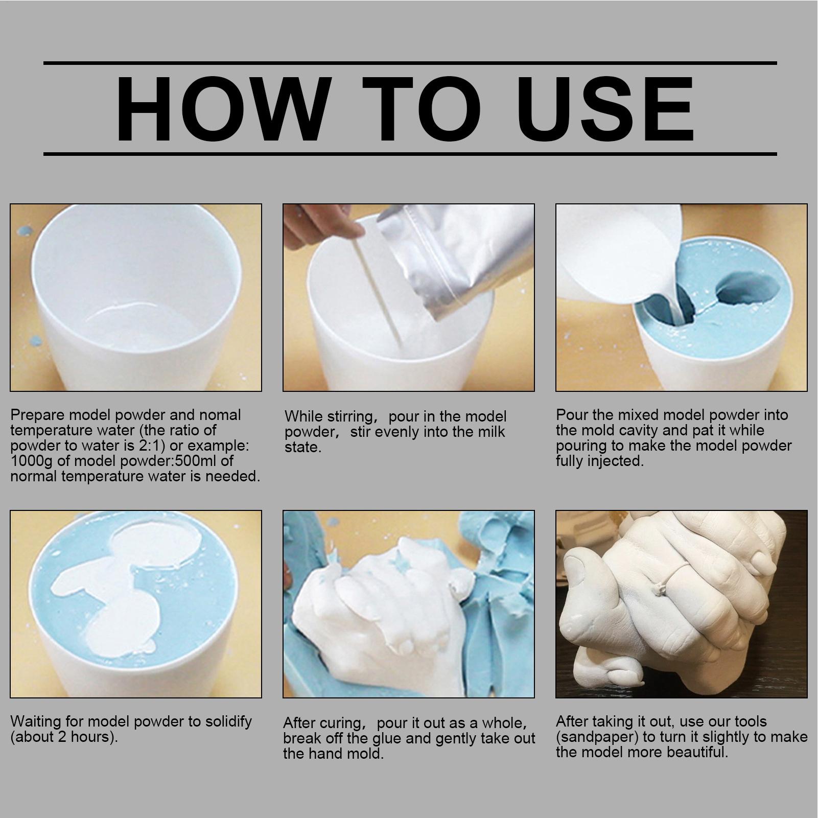 Baby Hand And Foot Casting Kit - Soap Making Instructions 评论和价格