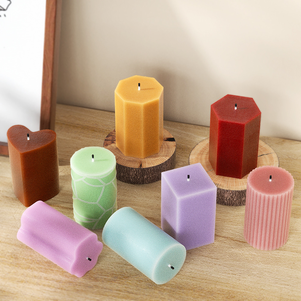 Geometry Column Silicone Mold  - Soap Making For Beginners 评论和价格