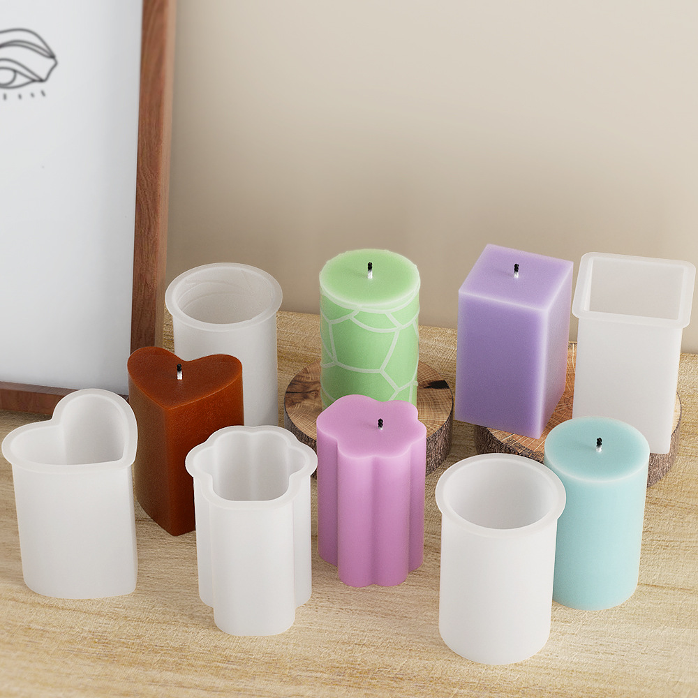 Geometry Column Silicone Mold  - Soap Making For Beginners 评论和价格