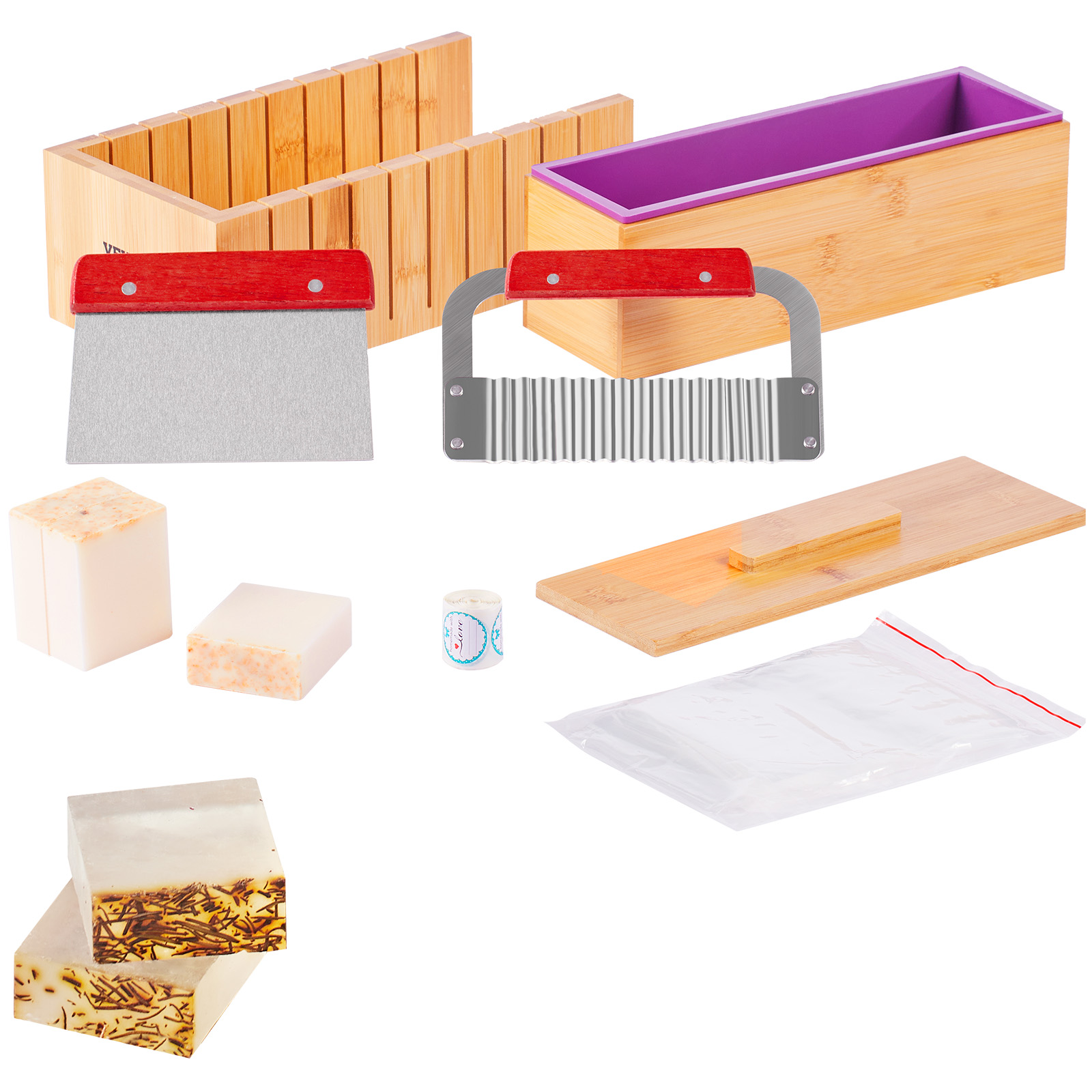 VEVOR Soap Making Kit Bamboo C - Soap Making Instructions 评论和价格