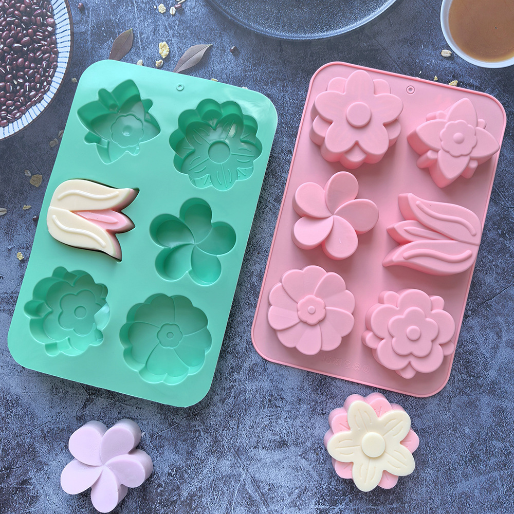 kinds Flower Silicone Molds Di - Soap Making Instructions 评论和价格