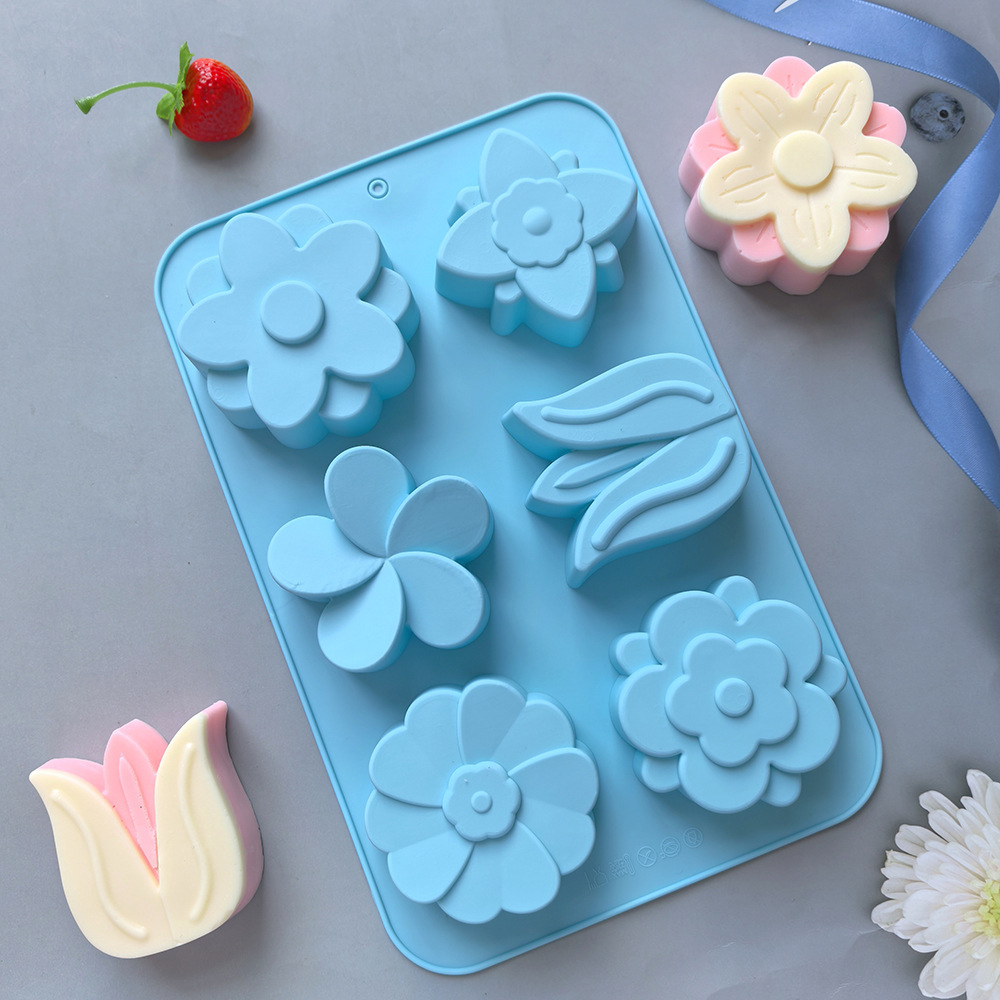 kinds Flower Silicone Molds Di - Soap Making Instructions 评论和价格