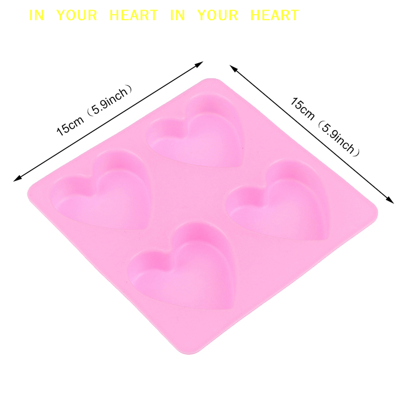 【X】4 Cavity Handmade Silicone  - Soap Making Instructions 评论和价格